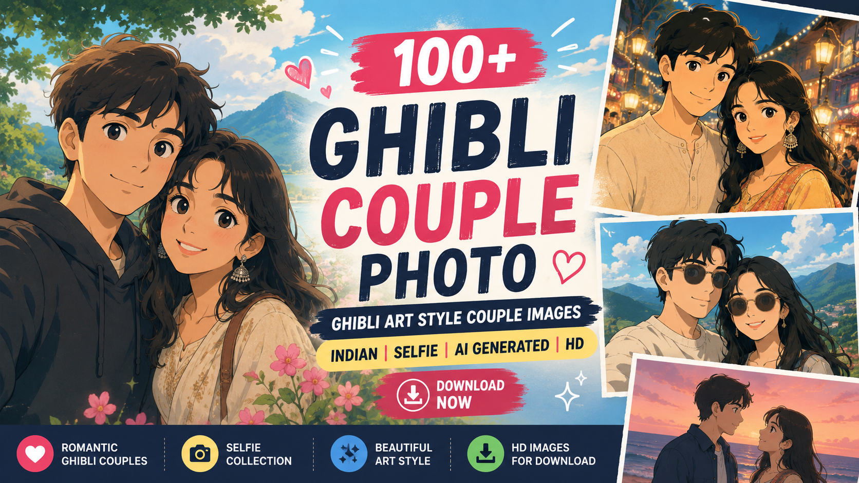 Ghibli Couple Photo